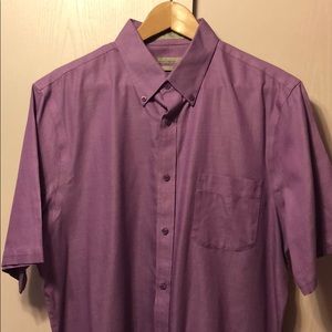 Nordstrom button-down short-sleeve shirt.